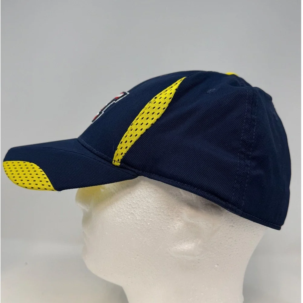 Adidas Michigan Wolverines Hat Navy Blue American Flag‎ M Logo Climalite L/XL